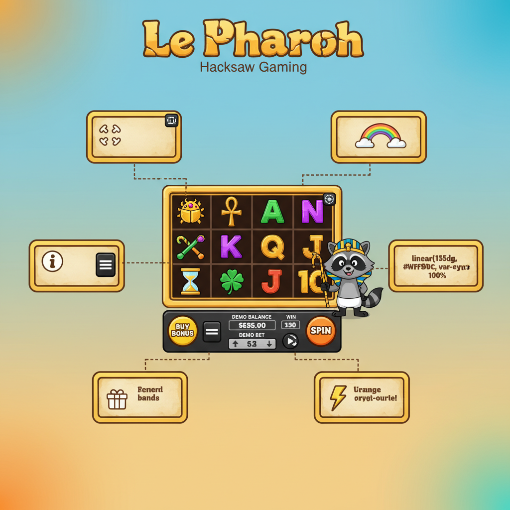 Le Pharaoh Benutzeroberfläche Erklärung